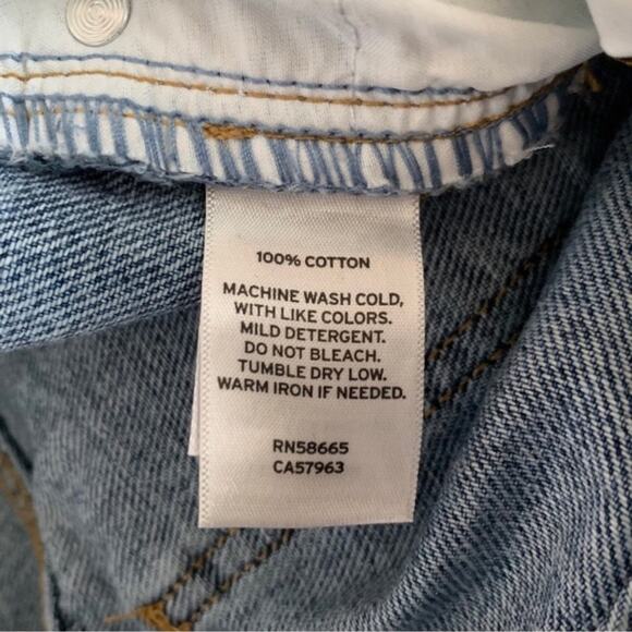 Abound High Rise Distressed Mom Jeans Size 29 Medium Wash Cotton NWT - Picture 5 of 5